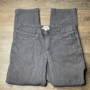LL Bean Women’s Favorite Fit Straight Leg Grey Pants, size 10 Petite